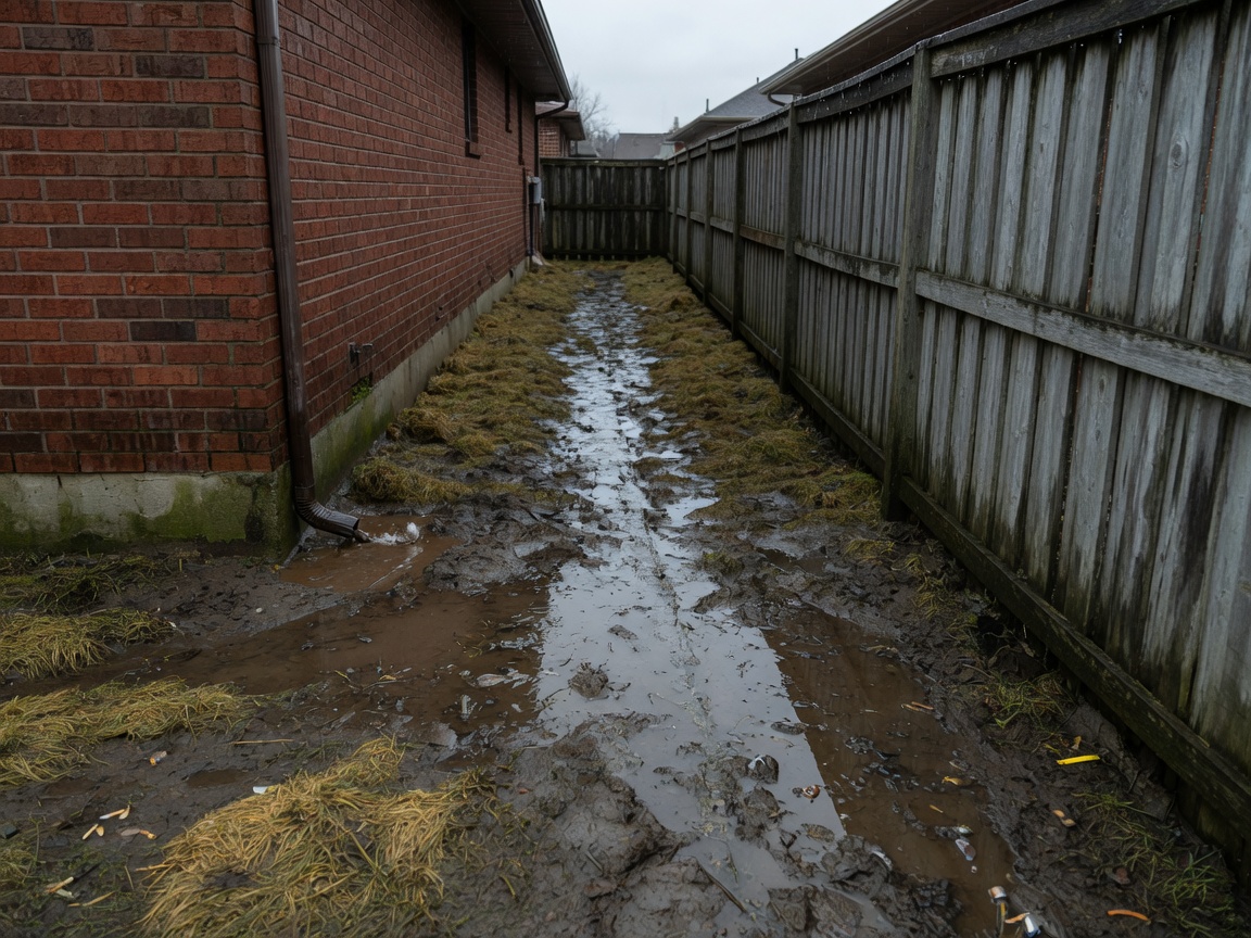 Soggy Side Yard